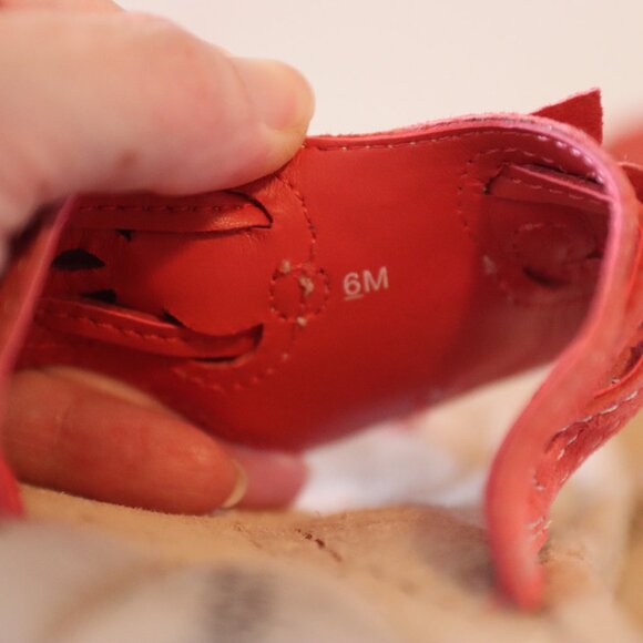 Easy Spirit Dreambeach Thong Sandal Leather Casual, Beach Floral Red Size 6M - Picture 11 of 12